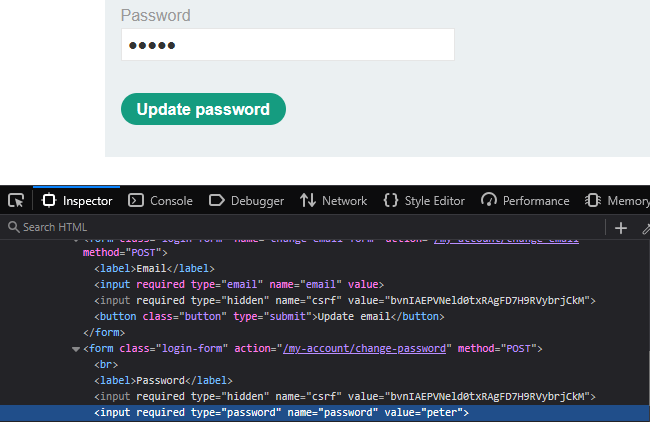 password